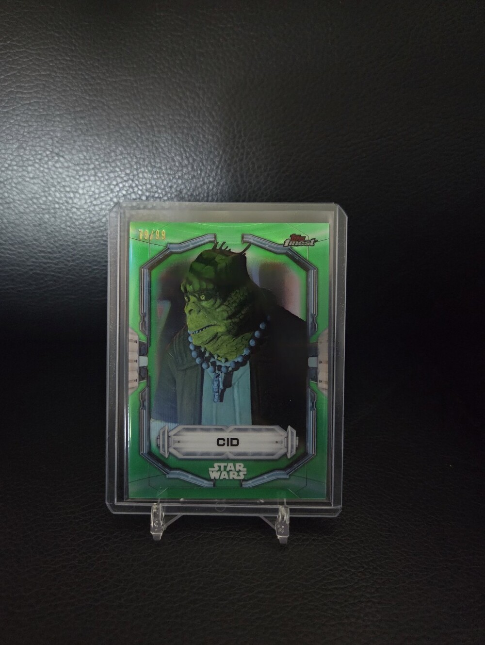 Topps Finest The Bad Batch Star Wars CID Green Refractor Card #79/99